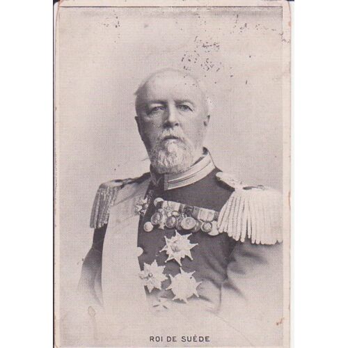 Roi De Suède - Oblitérée En 1905 - Ref 060430