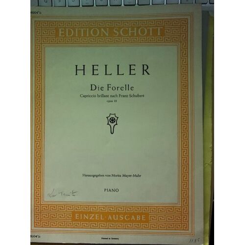 Heller Fie Forelle Capriccio Brillant Nach Franz Schubert Op 33