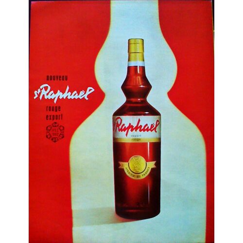 (Pub) Publicite Ancienne (Mars 1963) Pour L'aperitif " St Raphael Rouge Export "