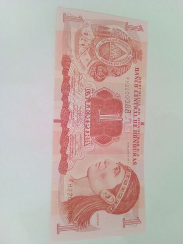 Billet 1 Lempira Honduras 2014