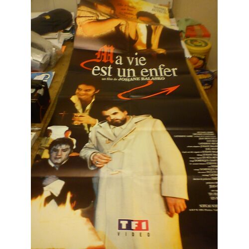 .Affiche De Ma Vie Est Un Enfer.Pantalon.156/58.Balasco.Auteil.