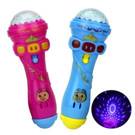 Mini-Jouet Lumineux Sans Fil Pour Bébé, Avec Éclairage Amusant, Modèle De Microphone Flash, Musique Karaoké, Mignon, Cadeaux