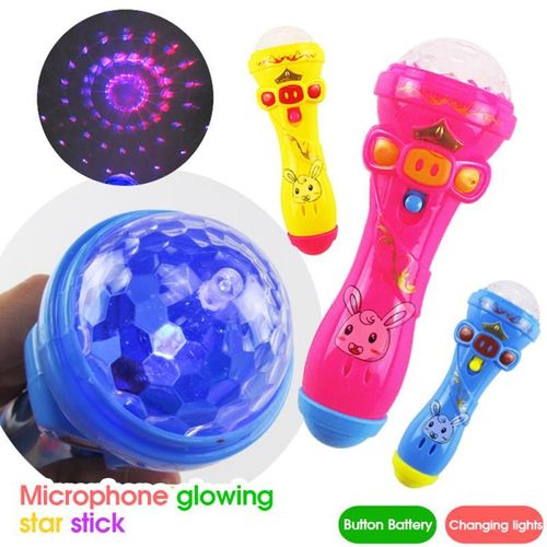 Microphone de chant princesse pour filles, jouets, Microphone amplifié, musique, émetteur de lumière, modèle de jouet pour enfants