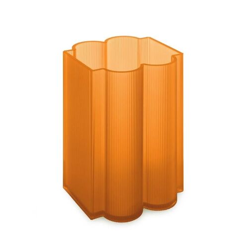 KARTELL vase OKRA H 24 cm (Orange - PMMA recyclé)
