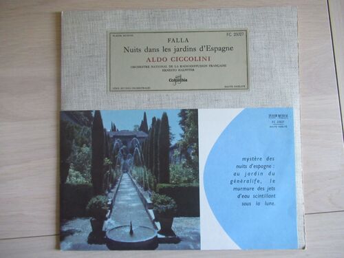 Aldo Ciccolini . Falla . Nuit Dans Les Jardins D'espagne . ( Ernesto Halffter )