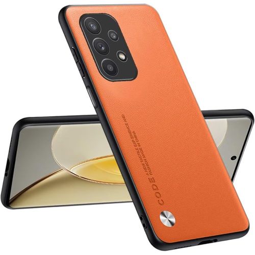 Coque Compatible Avec Samsung Galaxy A13 4g (6.6"") \U2013 Protection Sûre Et Élégante - Orange