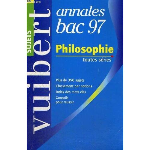Philosophie - Sujets, Édition 1997