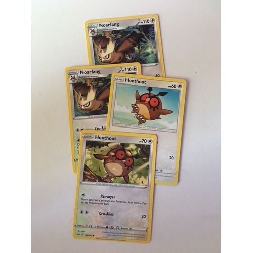 (280) 2x Hoothoot + 2x Noarfang Pokemon