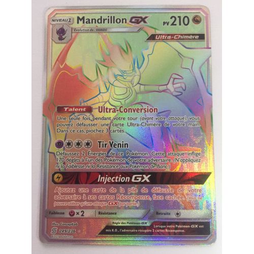Mandrillon Gx 249/236 Pv210 Secrète Rare