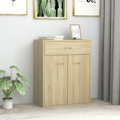 vidaXL Buffet Chêne sonoma 60x30x75 cm Bois d'ingénierie