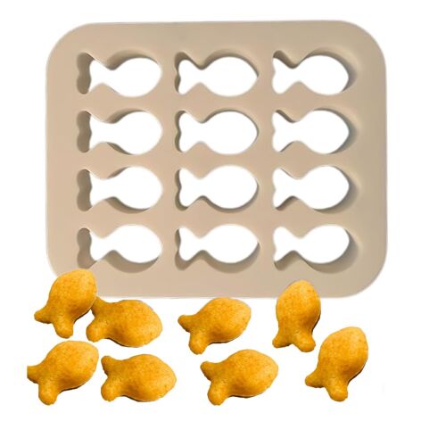 Moule A Biscuits 12 Trous Pour Poissons