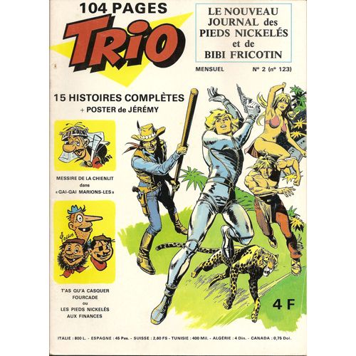 Trio N° 2 - Le Nouveau Journal Des Pieds Nickelés Et De Bibi Fricotin