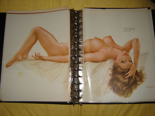 Vargas Pin Up N° 32 Feuillet Double ( Revue Playboy Usa )