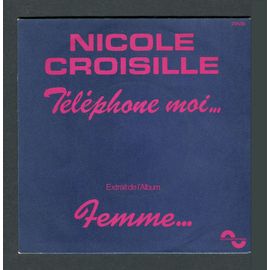 Telephone Moi - Pochette Lettres Roses Fond Violet