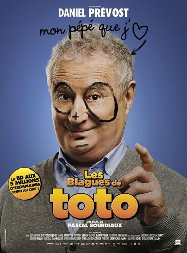 Les Blagues De Toto - Affiche Originale De Cinéma - Format 120x160 Cm - Un Film De Pascal Bourdiaux Avec Guillaume De Tonquédec, Ramzy Bedia, Daniel Prévost, Gavril Dartevelle, Anne Marivin - 2020