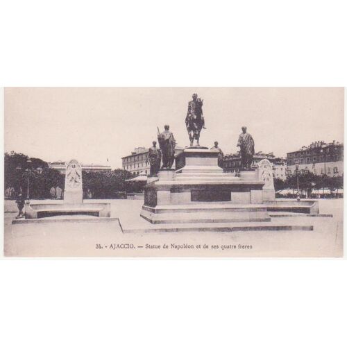 Ajaccio - Statue De Napoléon Et De Ses Quatre Frères - Tbe - Ref 060143