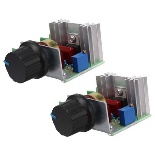 4 Pièces Séries Contrôleur de Vitesse pour Moteur à Courant Alternatif 220 V 2000 W Thyristor Contrôle Puissance Réglable