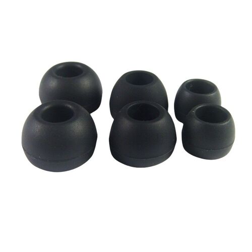 Embouts d'oreille de remplacement en silicone pour AirPods Pro 3 tailles Le noir