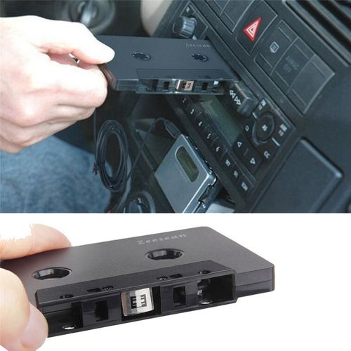 2X Cassette Universelle Adaptateur Bluetooth 5.0 Convertisseur Audio de Bande Voiture pour D'Adaptateur Musique Stéréo Aux