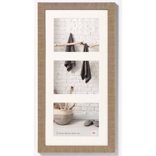Walther Design Cadre photo Home 3x15x20 cm Marron