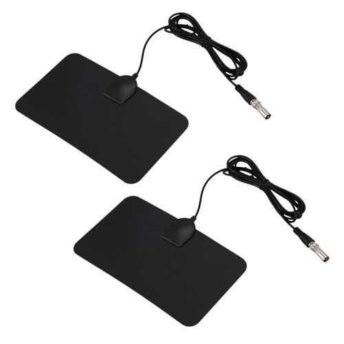 2X Plat HD Zoom Numerique Interieur Antenne TV HDTV 50 Mile Gamme TVFox VHF UHF DVB