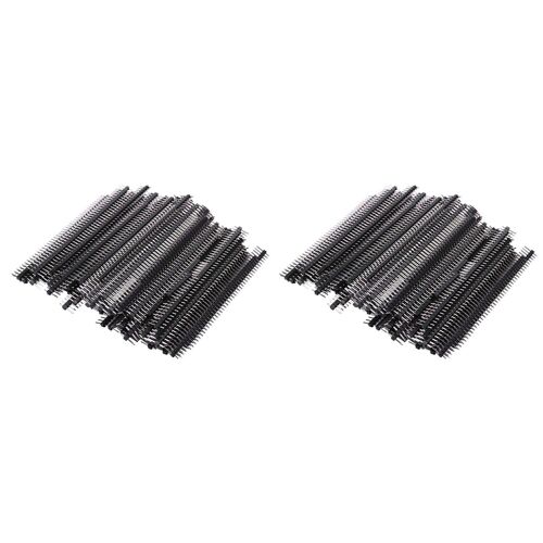 200Pcs Broches Mâles D'En-TêTe, Ligne Simple Droite 40 0,1 Pouce (2,54 Mm) Connecteur Mâle D'En-TêTe Pcb Board Pin ÉLectronique MatièRes PremièRes