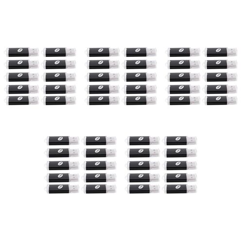 50 x Memoire USB 2.0 Stick de Flash 128 Mo Cadeau Noir