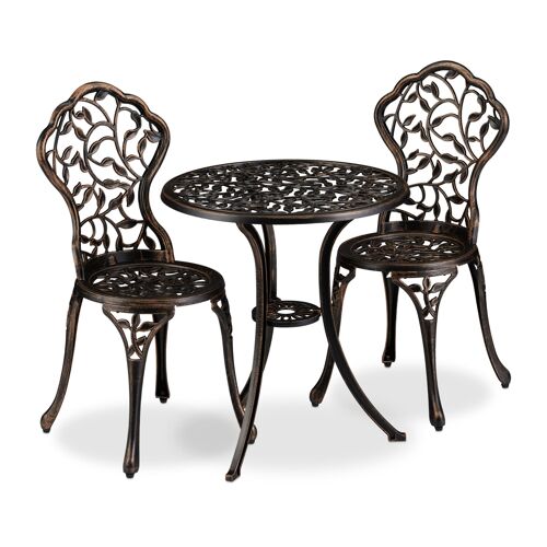 Relaxdays Meuble De Balcon Jeu De Meubles Pour Jardin Bistro Jardin Chaises Jeu De Chaises