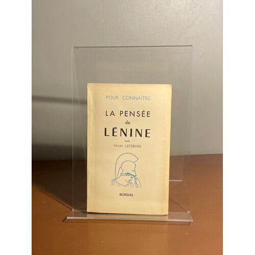 La Pensée De Lénine Henri Lefebvre
