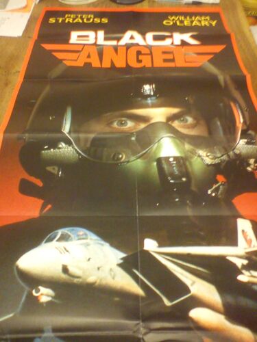Affiche Du Film Black Angel Avec Peter Strauss.150/58.Tbe