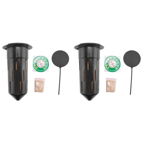 2x Boîte D'appât De Termites Extérieure Trappeur Tueur Fourmi Blanche Attrayante