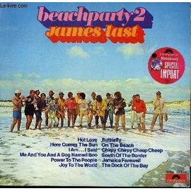 Disque Vinyle 33t Beach Party 2. Butterfly / On The Beach / Here Comes The Sun / I Am .. I Said / Jamaica Farewell / The Dock Of The Beach / Joy To The World / Power To The People