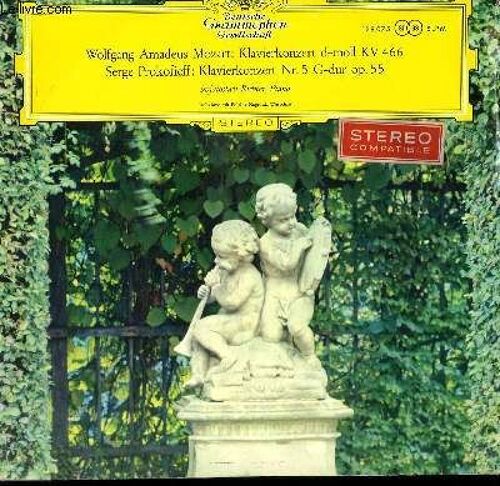 Disque Vinyle 33t Klavierkonzert D. Moll Kv 466 / Klavierkonzert N°5 G. Dur Op 55. Avec Svjatoslav Richter Au Piano