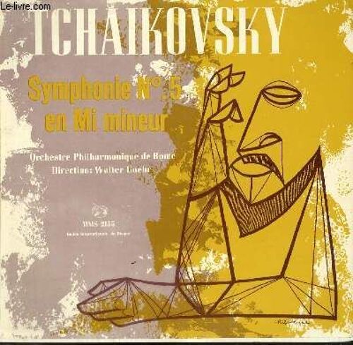 Disque Vinyle 33t Symphonie N°5 En Mi Mineur Par L'orchestre Philharmonique De Rome Sous La Direction De Walter Goehr