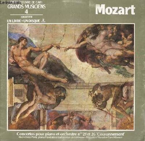 Disque Vinyle 33t Concertos Pour Piano Et Orchestre N°21 Et 26 Couronnement . Avec Maria Joao Pires Au Piano