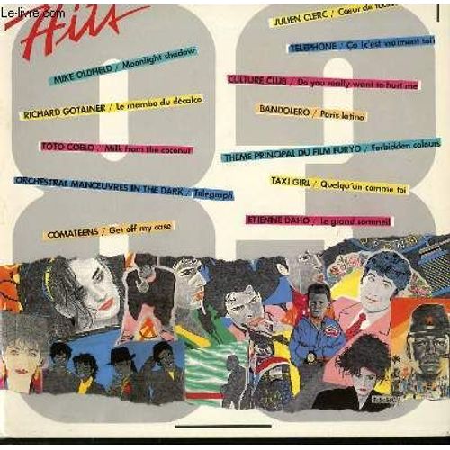 Disque Vinyle 33t Hits Versions Originales. Le Mambo Du Decalco De Richard Gotainer / Quelqu'un Comme Toi Par Taxi Girl / Le Grand Sommeil Par Etienne Daho / Paris Latino De Bandolero / Do ...