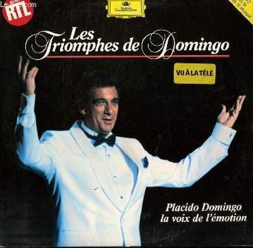 2 Disques Vinyle 33t Les Triomphes De Domingo. Requiem De Berlioz /Nabucco De Verdi / Les Maitres Chanteurs De Nuremberg De Wagner / Carmen De Bizet / La Traviata De Verdi / Turandot De ...