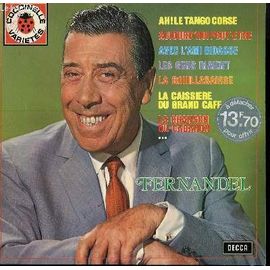 Disque Vinyle 33t Avec L'ami Bidasse / La Caissiere Du Grand Cafe / La Chanson Du Cabanon / La Bouillabaisse / Les Gens Rient / Ah! Le Tango Corse / Aujourd'hui Peut Etre