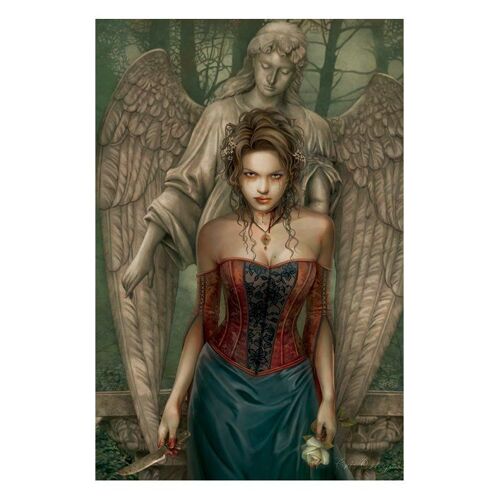 Cris Ortega - Blood Angel - Affiche / Poster Envoi En Tube