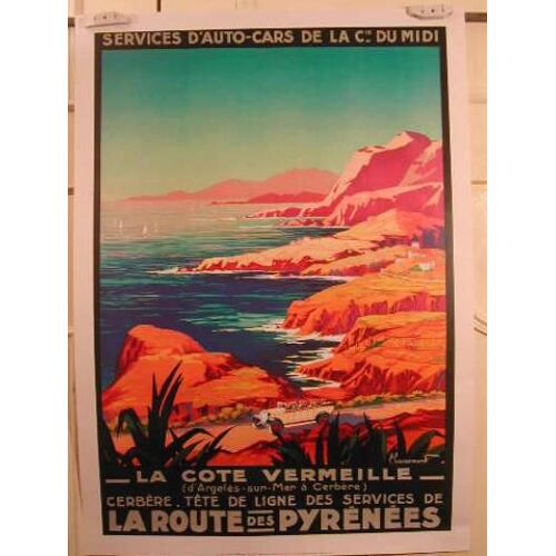 Route Des Pyrenèes -  - Affiche / Poster Envoi En Tube
