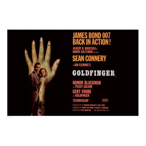 James Bond - Goldfinger - Affiche / Poster Envoi En Tube