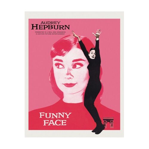 Audrey Hepburn - Pink One Sheet - Affiche / Poster Envoi En Tube