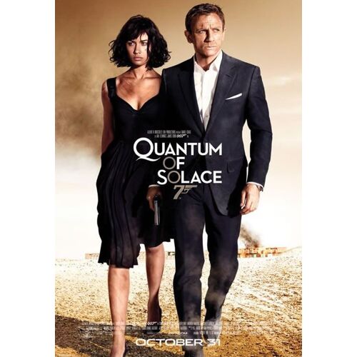 James Bond - Quantum Of Silence - Affiche / Poster Envoi En Tube