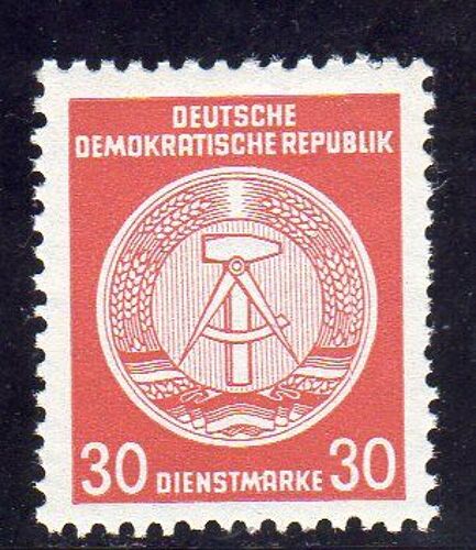 Timbre De Service DAllemagne (République Démocratique)