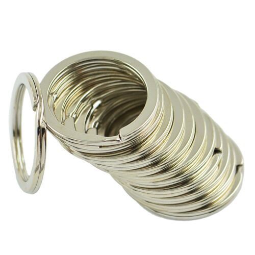 Anneaux de saut en NICKEL, 10 pièces, porte-clés, boucle, résultats artisanaux