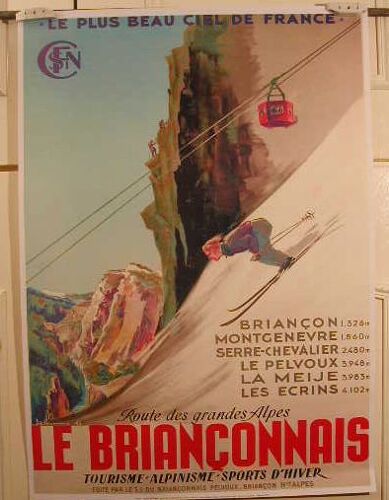 Le Briançonnais -  - Affiche / Poster Envoi En Tube