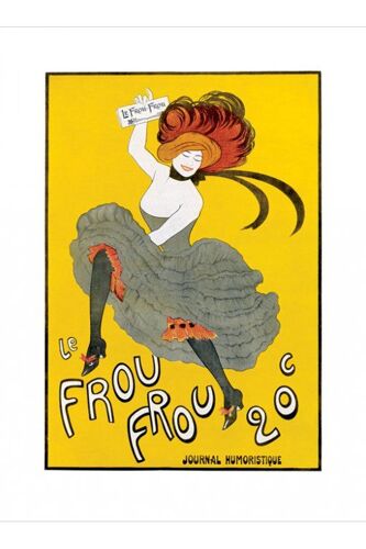 Le Frou Frou - 20c - Affiche / Art Print Sur Papier Épais/  Envoi En Tube