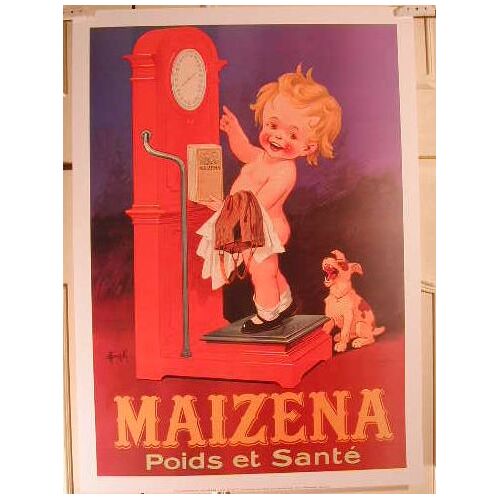 Maïzena Balance -  - Affiche / Poster Envoi En Tube
