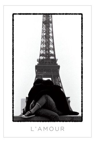 Tour Eiffel - L'amour - Affiche / Poster Envoi En Tube