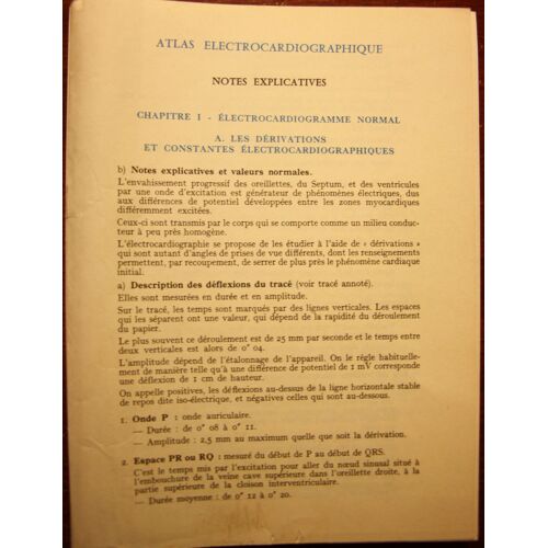 Atlas Electrocardiographique